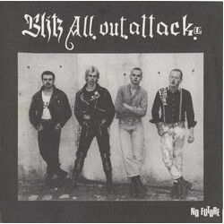 Blitz (3) All Out Attack E.P. USED VINYL 7INCH 45 RPM EP REPRESS WHITE LABEL