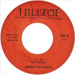 Johnny Paycheck A-11 / Where (In The World) USED VINYL 7INCH 45 RPM