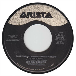 Lee Roy Parnell Take These Chains From My Heart USED VINYL 7INCH