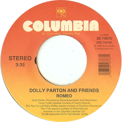 Dolly Parton Romeo Vinyl 7" USED