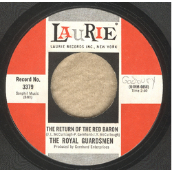 The Royal Guardsmen The Return Of The Red Baron Vinyl 7" USED