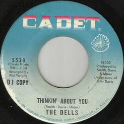 The Dells Thinkin' About You / The Change We Go Thru (For Love) USED VINYL 7INCH SINGLE 45 RPM PROMO