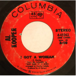Al Kooper I Got A Woman Vinyl 7" USED