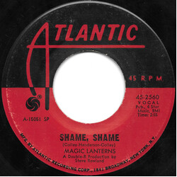 Magic Lanterns Shame, Shame / Baby, I Gotta Go Now USED VINYL 7INCH SINGLE 45 RPM