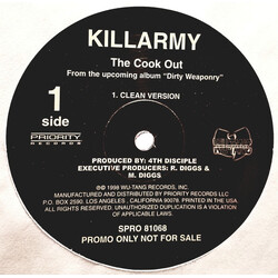Killarmy The Cook Out USED VINYL 12INCH 33 S RPM PROMO