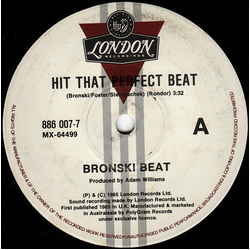 Bronski Beat Hit That Perfect Beat Vinyl 7" USED