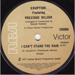 Eruption (4) / Precious Wilson I Can't Stand The Rain USED VINYL 7INCH 45 RPM SINGLE