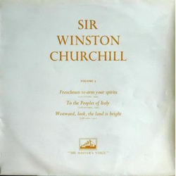 Winston Churchill A Selection From His Famous Wartime Speeches - Volume 3 Vinyl LP USED