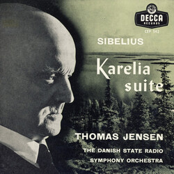 Jean Sibelius / Thomas Jensen / Statsradiofoniens Symfoniorkester Karelia Suite USED VINYL 7INCH 45 RPM EP REPRESS