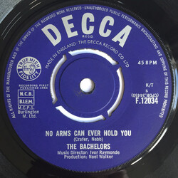 The Bachelors No Arms Can Ever Hold You USED VINYL 7INCH
