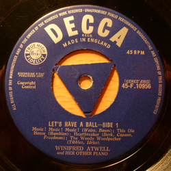 Winifred Atwell Let's Have A Ball Vinyl 7" USED