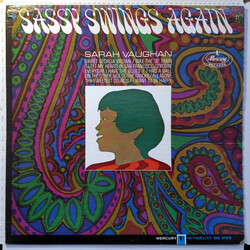 Sarah Vaughan Sassy Swings Again Vinyl LP USED