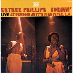 Esther Phillips Burnin' (Live At Freddie Jett's Pied Piper, L.A.) Vinyl LP USED