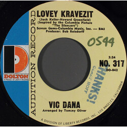 Vic Dana Lovey Kravezit USED VINYL 7INCH 45 RPM PROMO