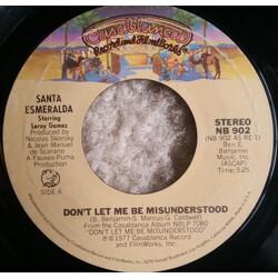 Santa Esmeralda Don't Let Me Be Misunderstood USED VINYL 7INCH 45 RPM SINGLE REISSUE STYRENE