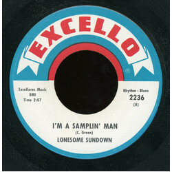 Lonesome Sundown I'm A Samplin' Man USED VINYL 7INCH 45 RPM