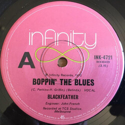 Blackfeather Boppin' The Blues USED VINYL 7INCH 45 RPM SINGLE