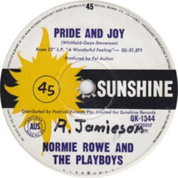 Normie Rowe & The Playboys Pride And Joy USED VINYL 7INCH SINGLE 45 RPM
