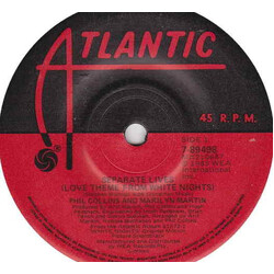 Phil Collins / Marilyn Martin Separate Lives (Love Theme From White Nights) USED VINYL 7INCH
