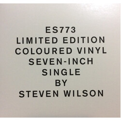 Steven Wilson Limited Edition Coloured Vinyl Seven-Inch Single By Steven Wilson USED VINYL 7INCH 45 RPM LIMITED EDITION STEREO
