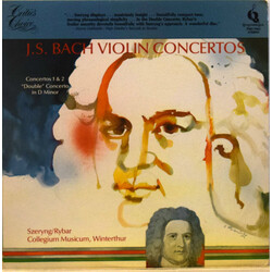 Johann Sebastian Bach / Musikkollegium Winterthur / Henryk Szeryng / Peter Rybar Violin Concertos Vinyl LP USED