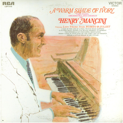 Henry Mancini And His Orchestra And Chorus A Warm Shade Of Ivory Vinyl LP USED