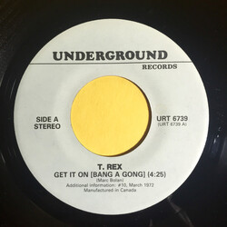 T. Rex Get It On (Bang A Gong) USED VINYL 7INCH 45 RPM