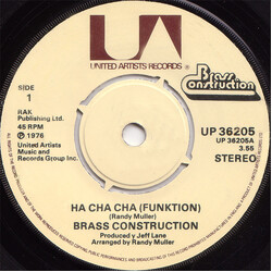 Brass Construction Ha Cha Cha (Funktion) VINYL 7" USED