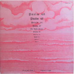 Prince Far I Psalms For I Vinyl LP USED