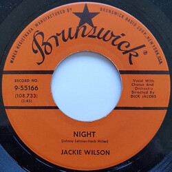 Jackie Wilson Night / Doggin' Around VINYL 7" USED