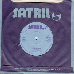 Neon Hearts Popular Music USED VINYL 7INCH 45 RPM