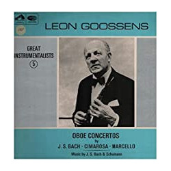 Leon Goossens Obeo Concertos By J.S. Bach; Cimarosa; Marcello. Music By J.S. Bach & Schumann Vinyl LP USED