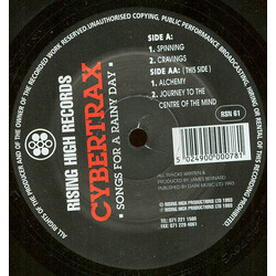 Cybertrax Songs For A Rainy Day USED VINYL 12INCH 33 S RPM