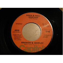 Brewer And Shipley Rock & Roll Hostage USED VINYL 7INCH 45 RPM SINGLE STEREO