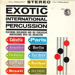 Berlingeri And His Percussive Harpsichord With His Orchestra Exotic International Percussion Vinyl LP USED