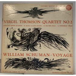 Virgil Thomson / William Schuman / Juilliard String Quartet / Beveridge Webster Quartet No. 2  / Voyage Vinyl LP USED