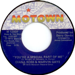 Diana Ross / Marvin Gaye You're A Special Part Of Me / I'm Falling In Love With You USED VINYL 7INCH 45 RPM SINGLE