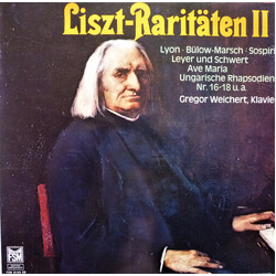 Franz Liszt / Gregor Weichert Liszt Raritäten II Vinyl LP USED