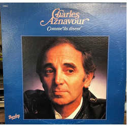 Charles Aznavour Comme "ils disent" Vinyl LP USED
