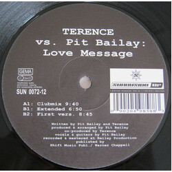 Terence / Pit Bailay Love Message USED VINYL 12INCH