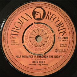 John Holt Help Me Make It Through The Night USED VINYL 7INCH 45 RPM SINGLE