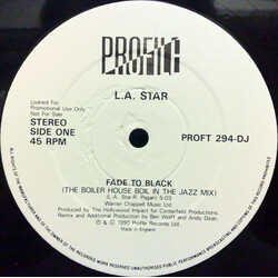 L.A. Star Fade To Black USED VINYL 12INCH 45 RPM PROMO STEREO