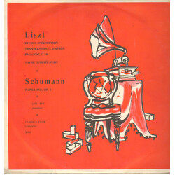 Franz Liszt / Robert Schumann / Livia Rev Etudes D' Execution Transcendante Paganini G.140, Papillons Op.2 Vinyl LP USED