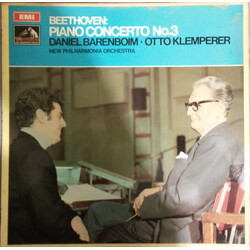 Ludwig van Beethoven / Daniel Barenboim / Otto Klemperer / New Philharmonia Orchestra Piano Concerto No. 3 Vinyl LP USED