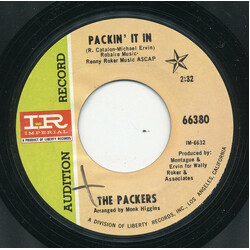 The Packers Packin' It In USED VINYL 7INCH 45 RPM SINGLE PROMO STYRENE