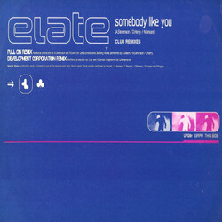 Elate Somebody Like You (Club Remixes) USED VINYL 12INCH 33 S RPM