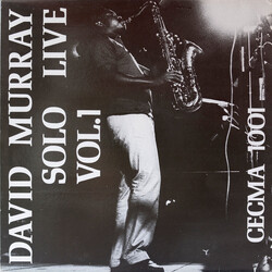 David Murray Solo Live Vol. 1 Vinyl LP USED