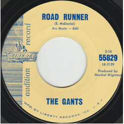 The Gants Road Runner / My Baby Don't Care USED VINYL 7INCH 45 RPM SINGLE PROMO STYRENE