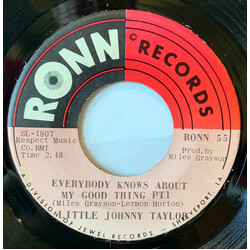 Little Johnny Taylor Everybody Knows About My Good Thing USED VINYL 7INCH 45 RPM SINGLE
