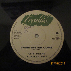 City Dread / Mikey Tuff Come Sister Come Vinyl 12" USED